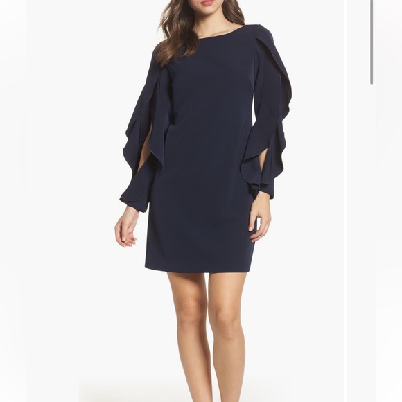 Vince Camuto - Navy Dress - Picture 1 of 5